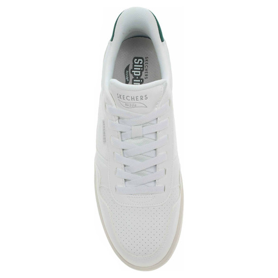 detail Skechers Slip-ins: Arch Fit Court Break - Komfortabel white-green