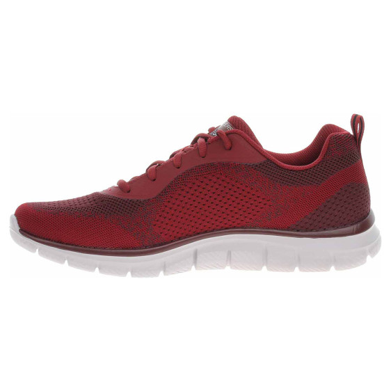 detail Skechers Track - Glendor burgundy