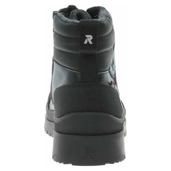 detail Pánska členkové topánky Rieker U0271-00 schwarz