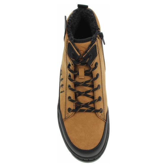 detail Pánska členkové topánky Bugatti 325-AGA52-5050 yellow-black