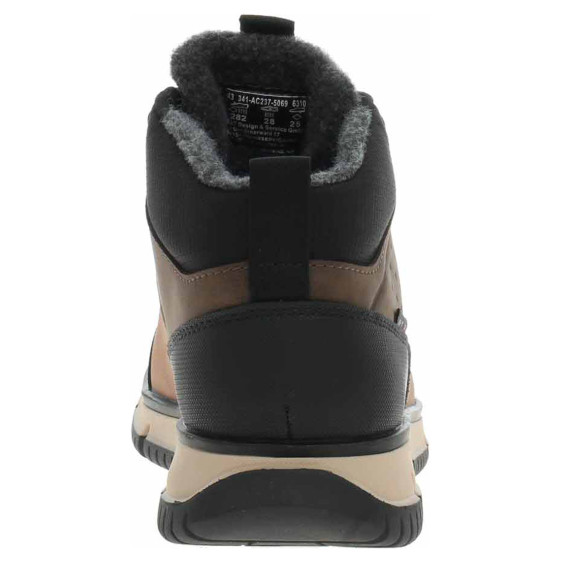 detail Pánska členkové topánky Bugatti 341-AC237-5069 cognac-black