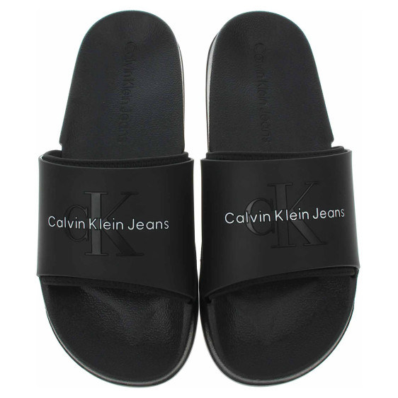 detail Calvin Klein pánské plážové pantofle YM0YM00361 BDS Black