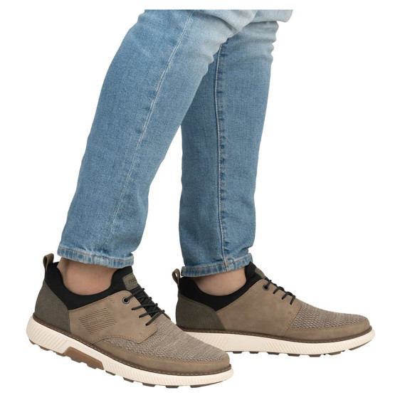 detail Pánske poltopánky Rieker B3354-64 beige