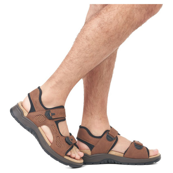 detail Pánske sandále Rieker 26955-24 braun