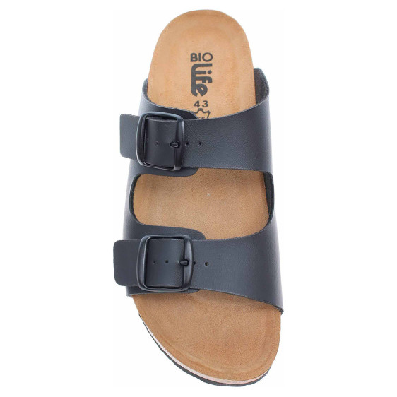 detail Pánske papuče Bio Life 0014.649 Bilbao 178 black