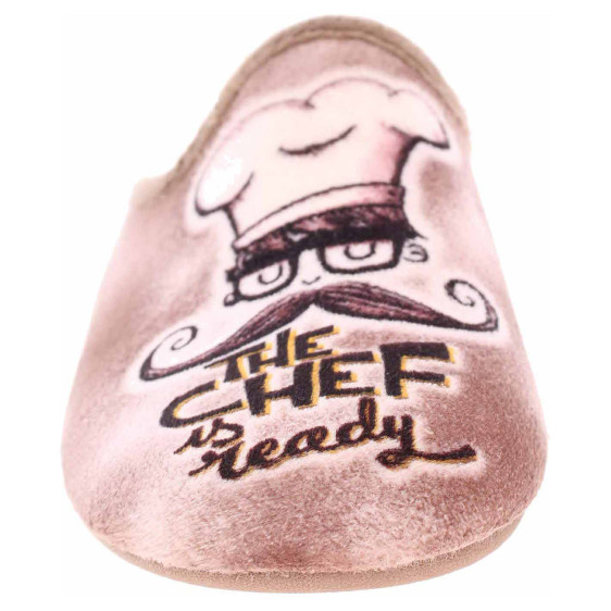 detail Pánske domáce papuče Medi Line 5014-021 taupe