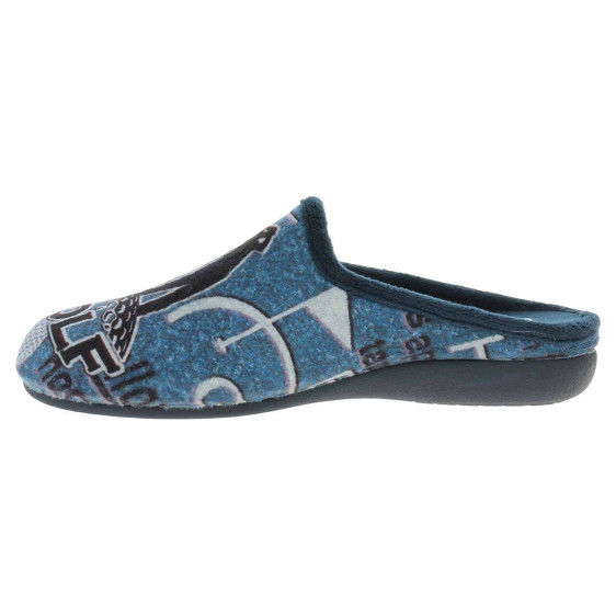 detail Pánske domáce papuče Medi Line 5175-023 marino
