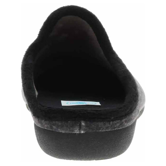 detail Pánske domáce papuče Medi Line 5136-023 negro