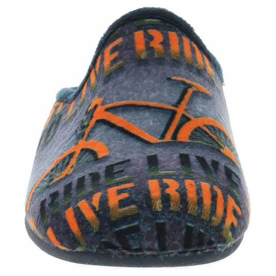 detail Pánske domáce papuče Medi Line 5181-023 marino