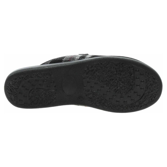 detail Pánske domáce papuče Rogallo 6074-010 černá