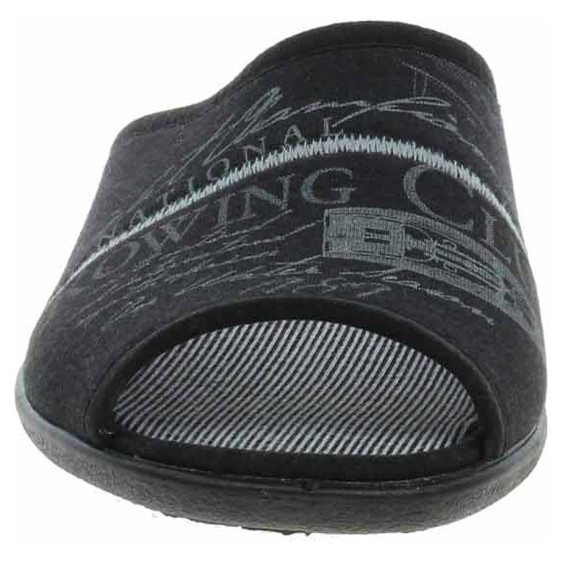 detail Pánske domáce papuče Medi Line S72-37742 black