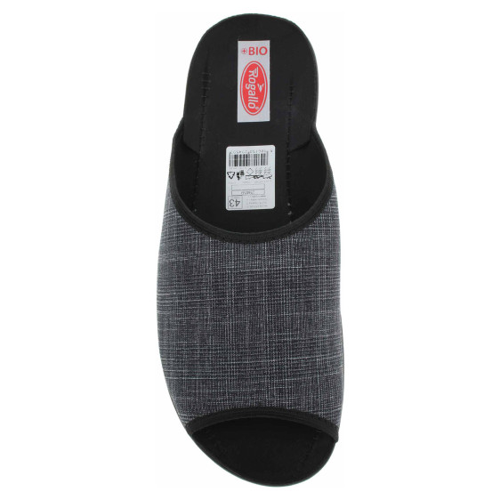 detail Pánske domáce papuče Rogallo 29459 modrá