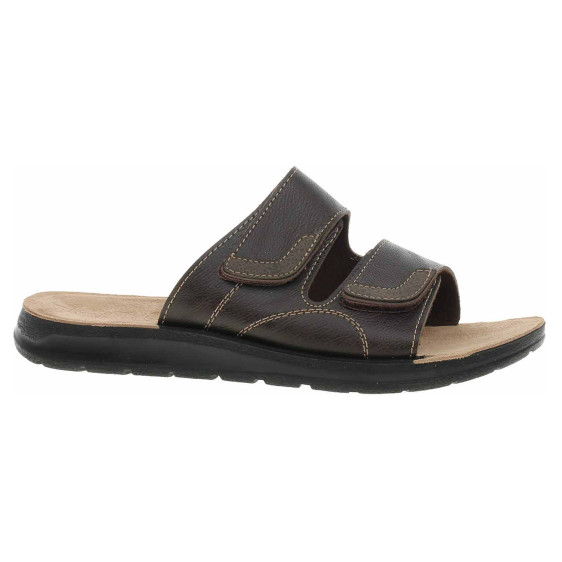 detail Pánske domáce papuče Orto Med 2707-P440 hnědá