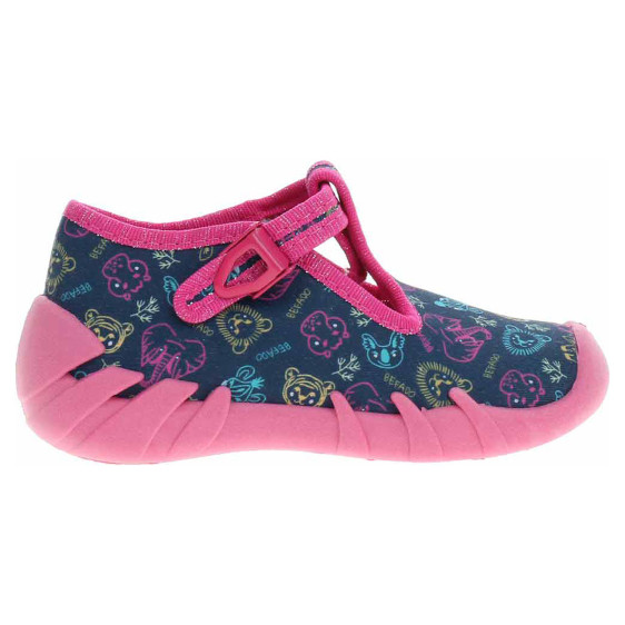 detail Dívčí bačkory Befado 110N492 modrá-růžová