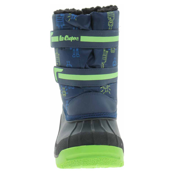 detail Chlapecké snehule Lee Cooper LCJ-23-44-2006K navy-lime