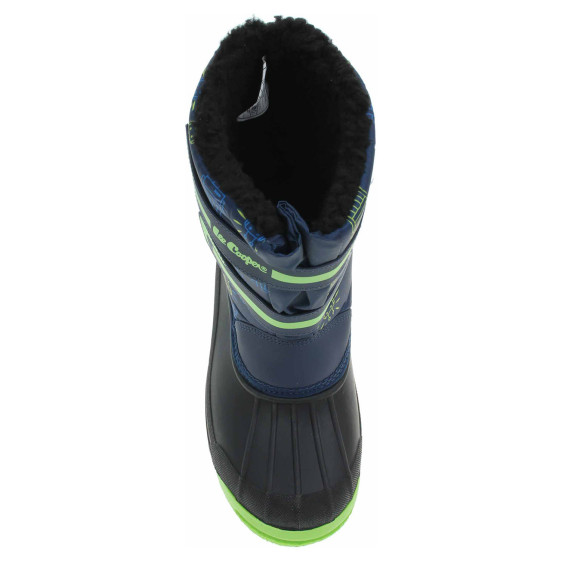 detail Chlapecké snehule Lee Cooper LCJ-23-44-2006K navy-lime