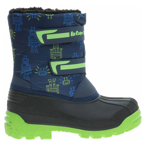 detail Chlapecké snehule Lee Cooper LCJ-23-44-2006K navy-lime